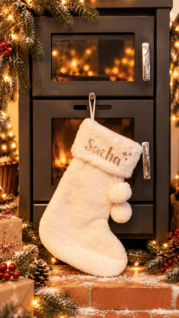 Chaussette de Noël personnalisée – Un Noël unique et magique